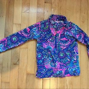 Girl Medium 6-7 No Drama Lama Pop Over and Cropped leggings